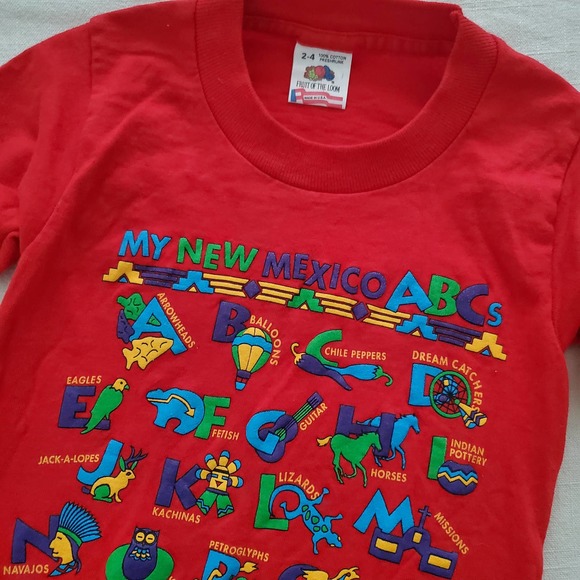 Vintage Souvenir New Mexico Tee 2t/4t - Picture 2 of 10